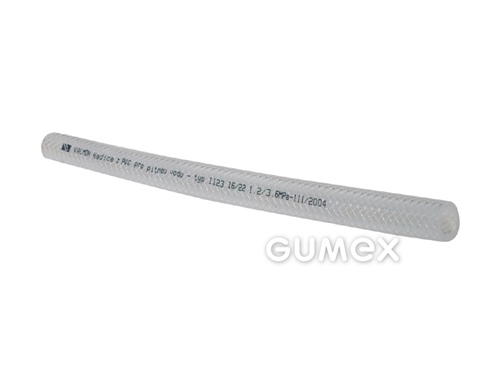 1123, 12,7/17mm, 12bar, PVC/PVC, -5°C/+60°C, transparent, 